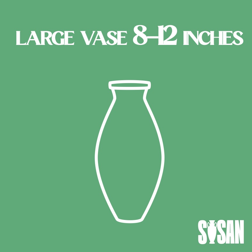 8-12" Large Vase